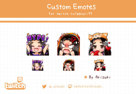 Garuri Emotes by Arizuki